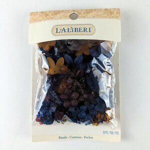 NEW Laliberi Floral Plastic Bead Assortment
